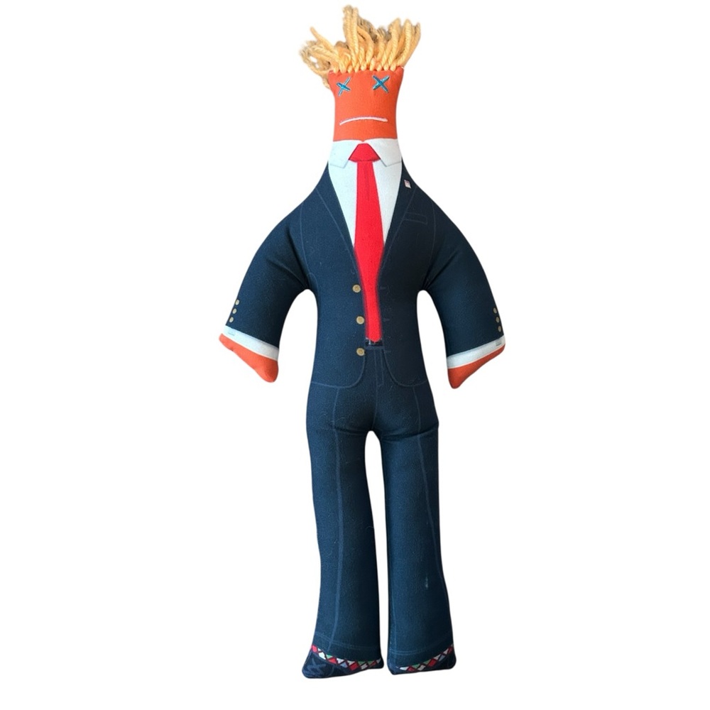 Donald Trump Blue and Red Plush‎ Damnit Doll